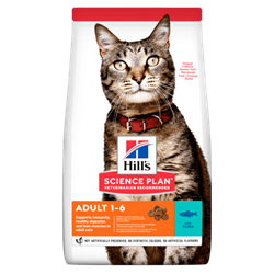 Hill's Science Plan Feline Adult TUN. Kattefoder til voksne. 10 kg